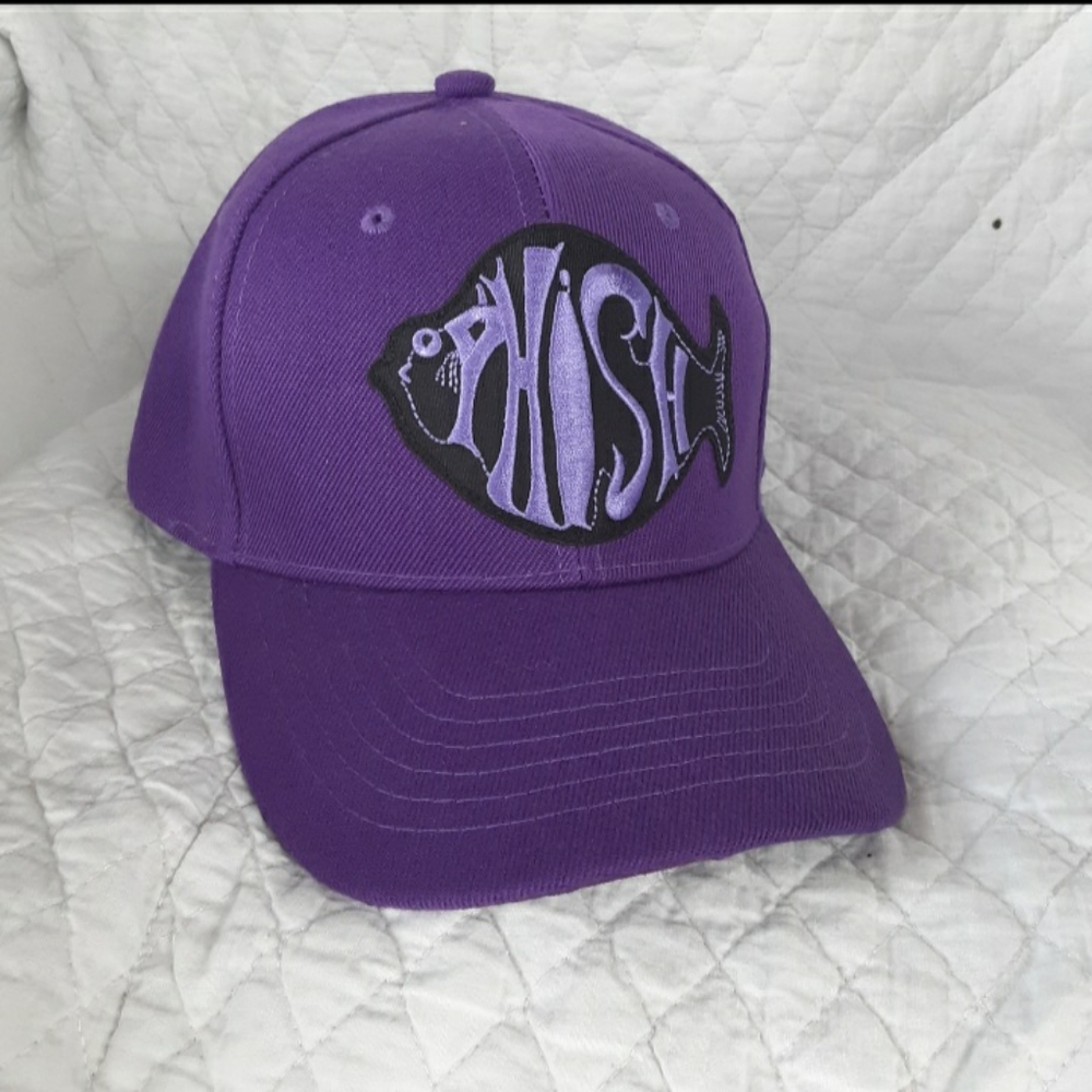 Purple Phish hat, Purple Phish logo PERMANTLY STITCHED PATCH - Picture 2 of 5